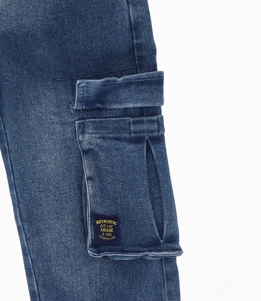 Jeans niño cargo